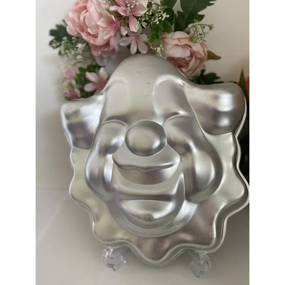 Wilton‎ 1974 Clown Face Cake Pan #502-275 Cake Mold Form Vintage 12